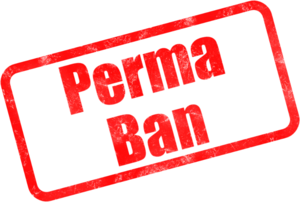 Emoji Award given by @Homoshrexual: "permaban"